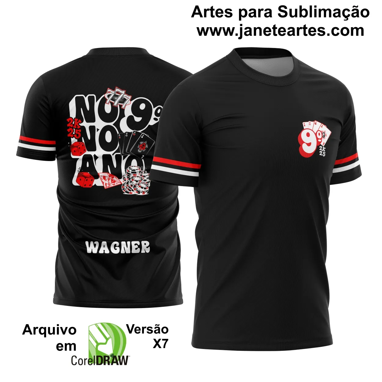 Arte Vetor Camisa Formandos Nono Ano Cassino