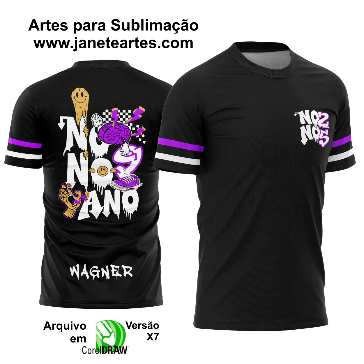 Arte Vetor Camisa Formandos Nono Ano Graffiti