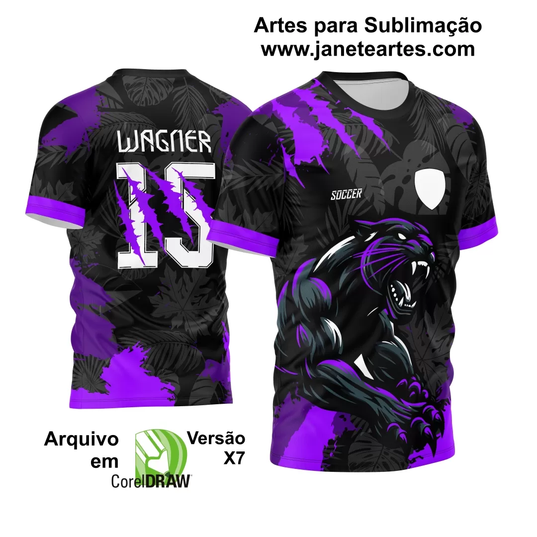 Arte Vetor Camisa InterClasse 2024 Pantera Negra