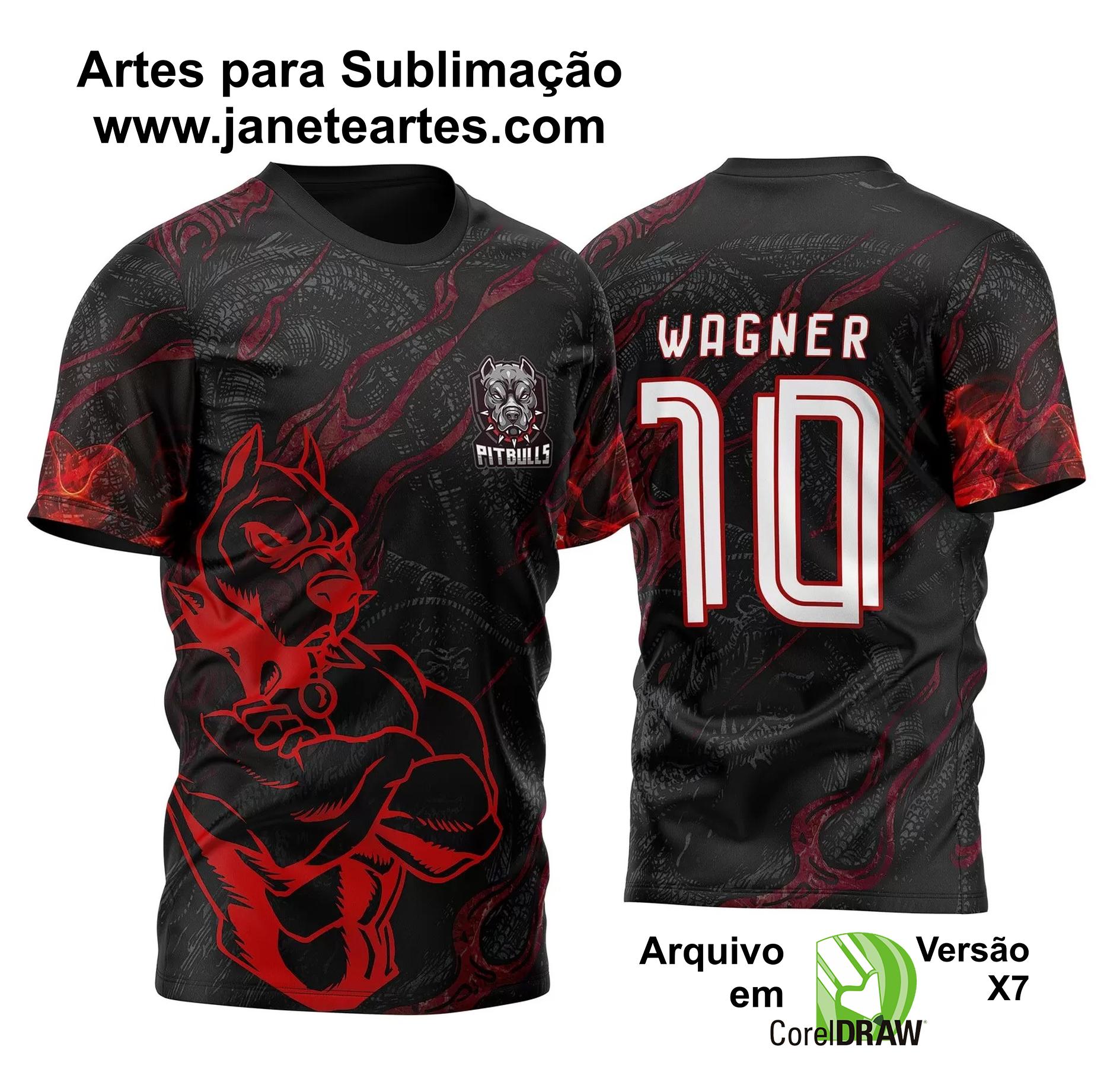Arte Vetor Camisa InterClasse Pitbull of Dragon 2023