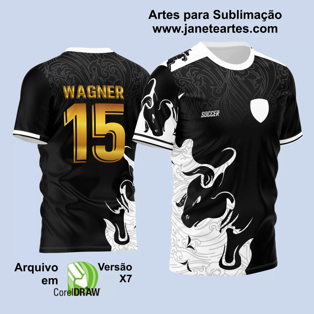 Arte Vetor Camisa Interclasse Bull Touros 2024