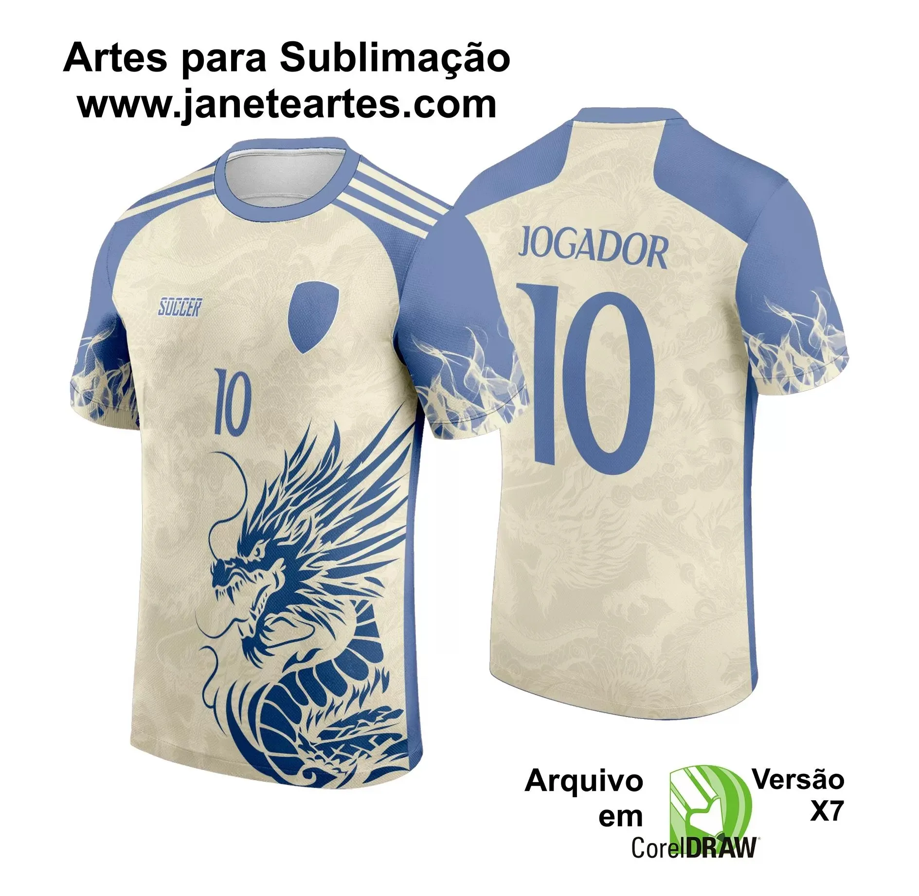 Arte Vetor Camisa Interclasse Dragão 2024