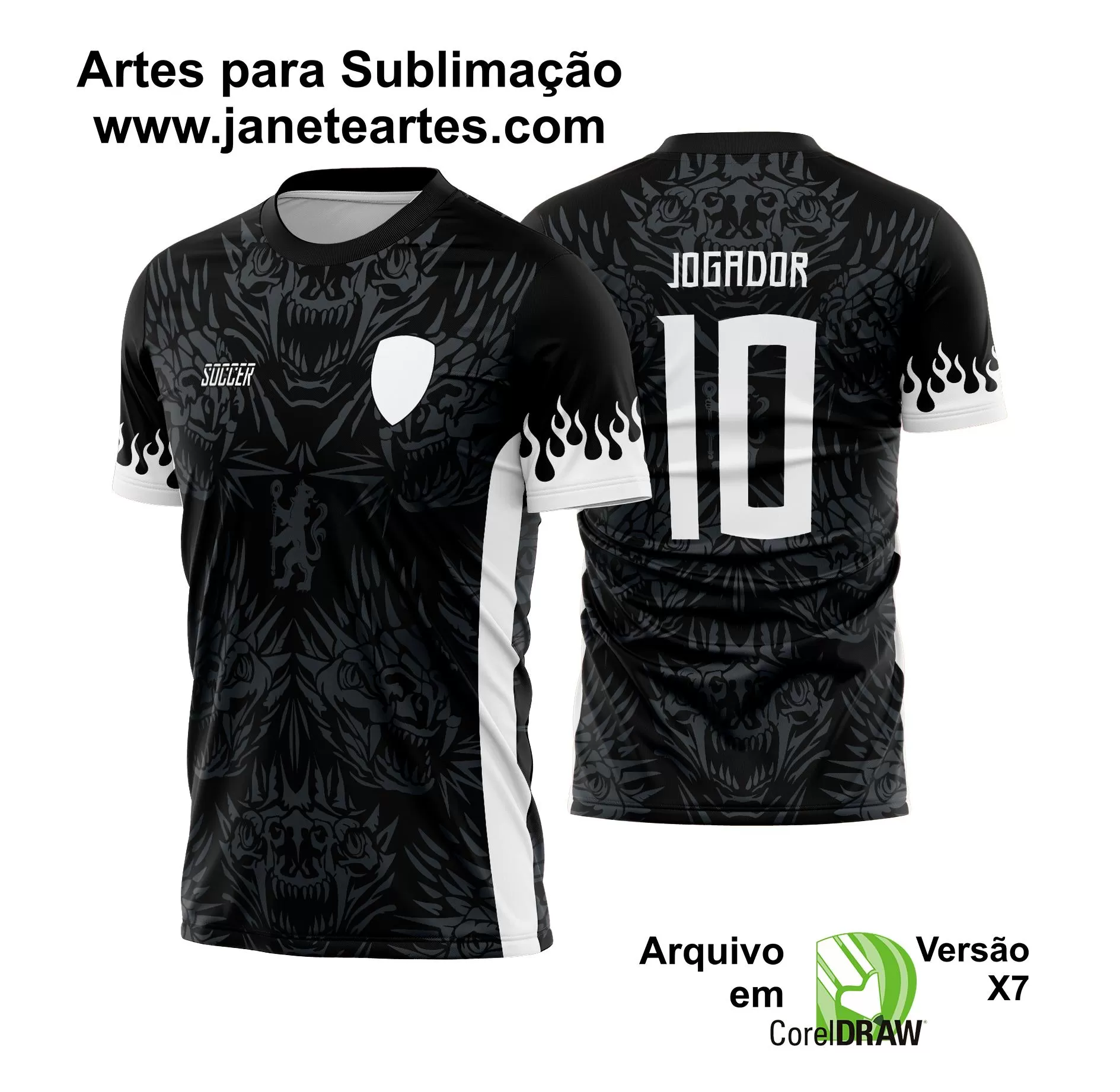 Arte Vetor Camisa Interclasse Dragão 2024