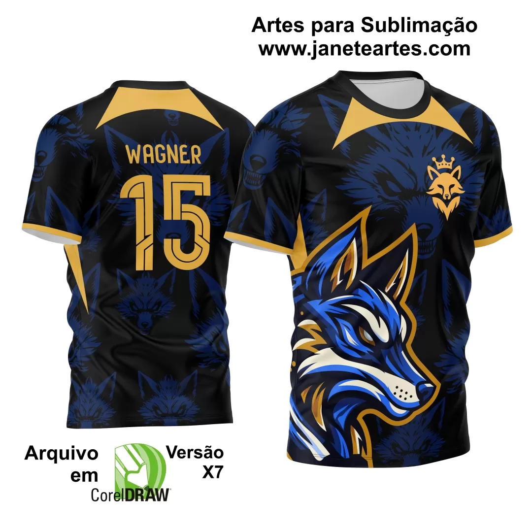 Arte Vetor Camisa Interclasse Fox 2024