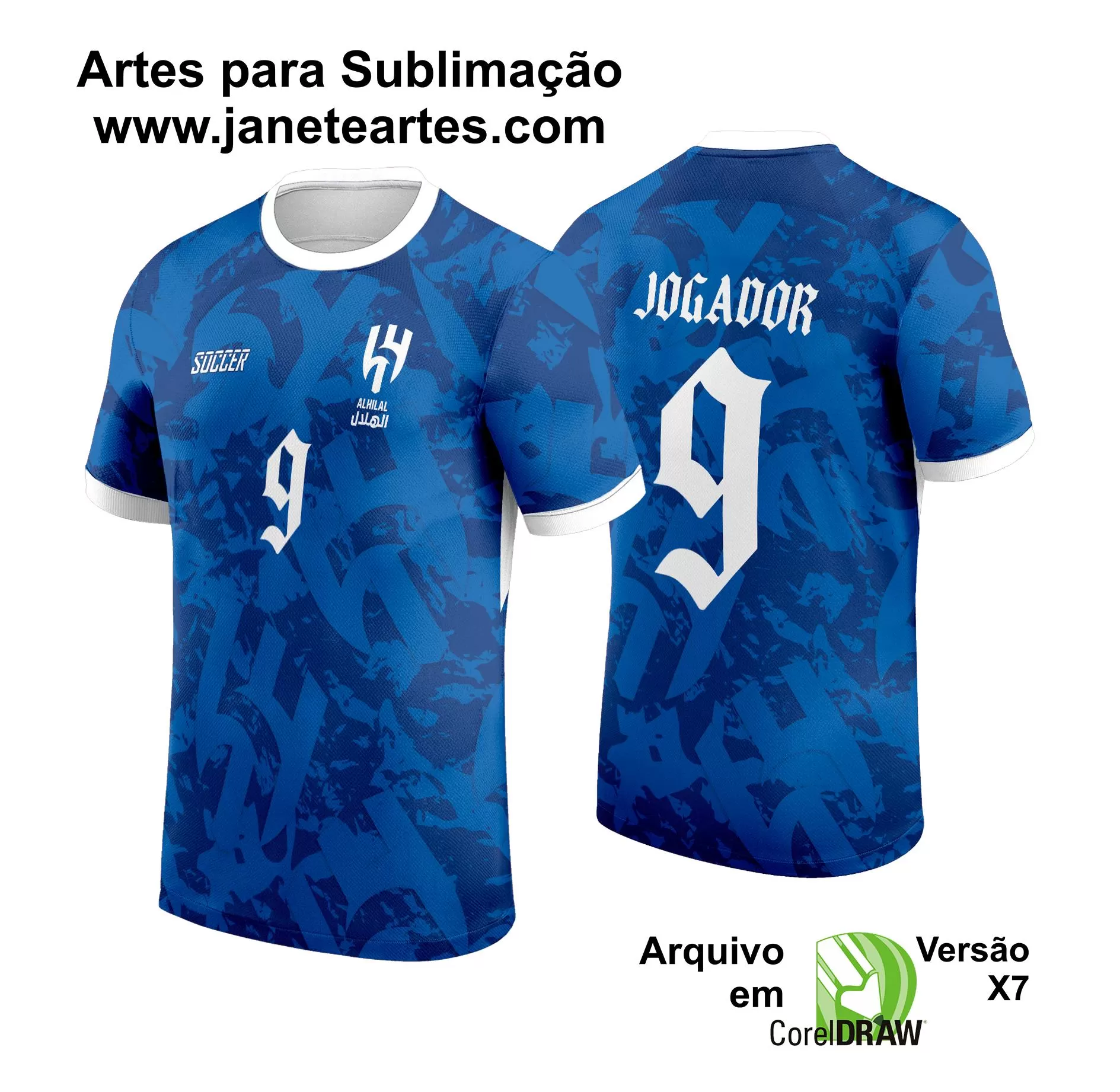 Arte Vetor Camisa Interclasse - Jogos Internos - 2024 - Al-Hilal