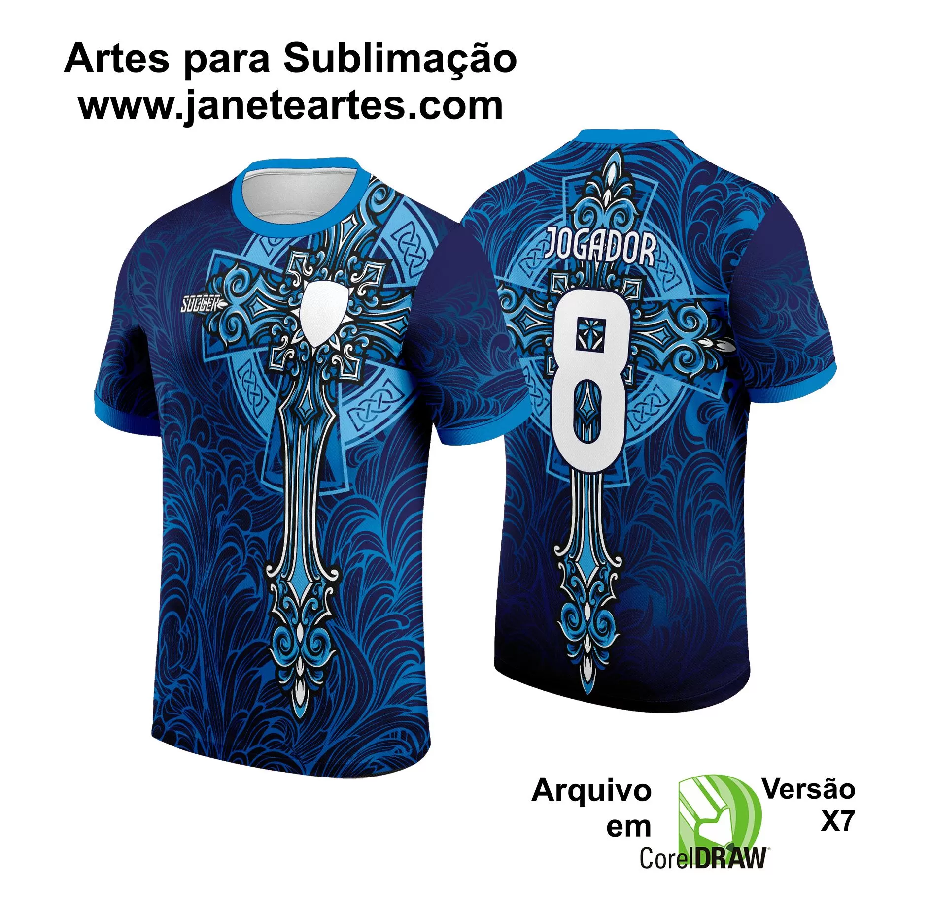 Arte Vetor Camisa Interclasse - Jogos Internos - 2024 - Cruz