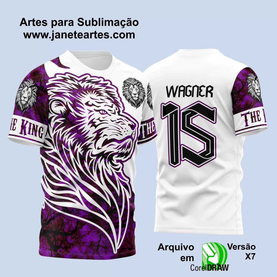 Arte Vetor Camisa Interclasse - Jogos Internos - 2024 - Leão