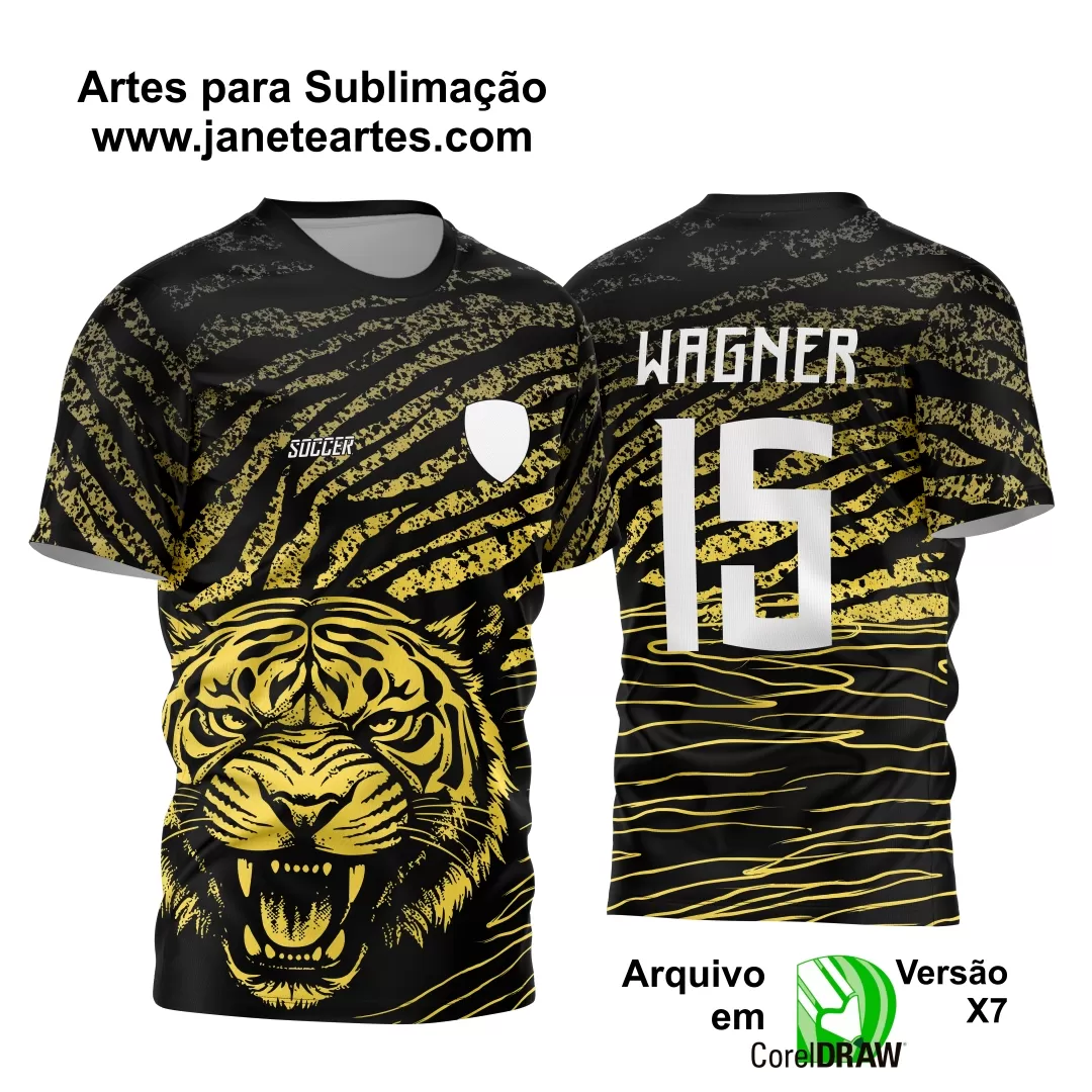 Arte Vetor Camisa Interclasse - Jogos Internos - 2024 - Tigre