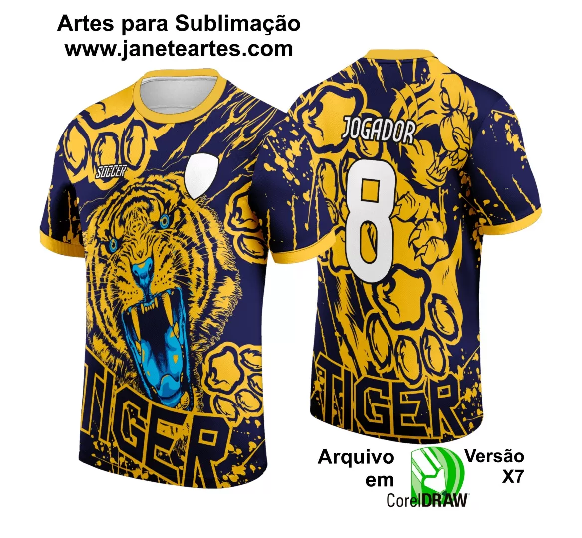 Arte Vetor Camisa Interclasse - Jogos Internos - 2024 - Tigre