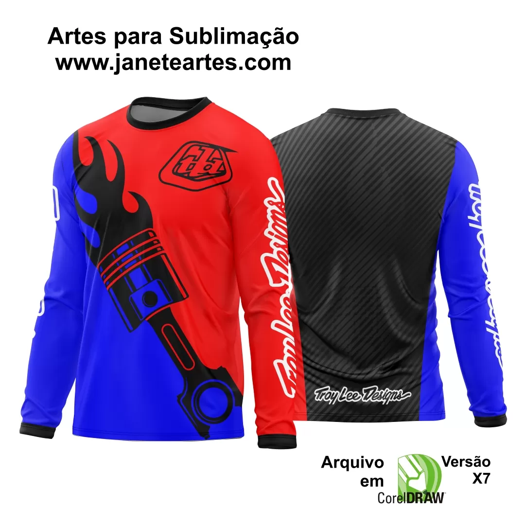 Arte Vetor Camisa MOTOCROSS 2024 - 2025