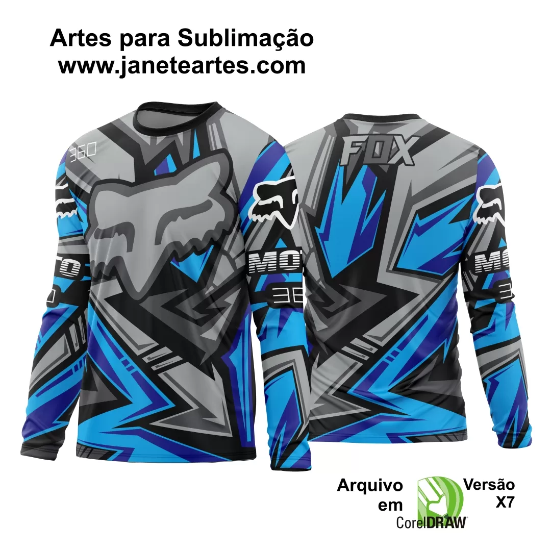 Arte Vetor Camisa MOTOCROSS 2024 - 2025