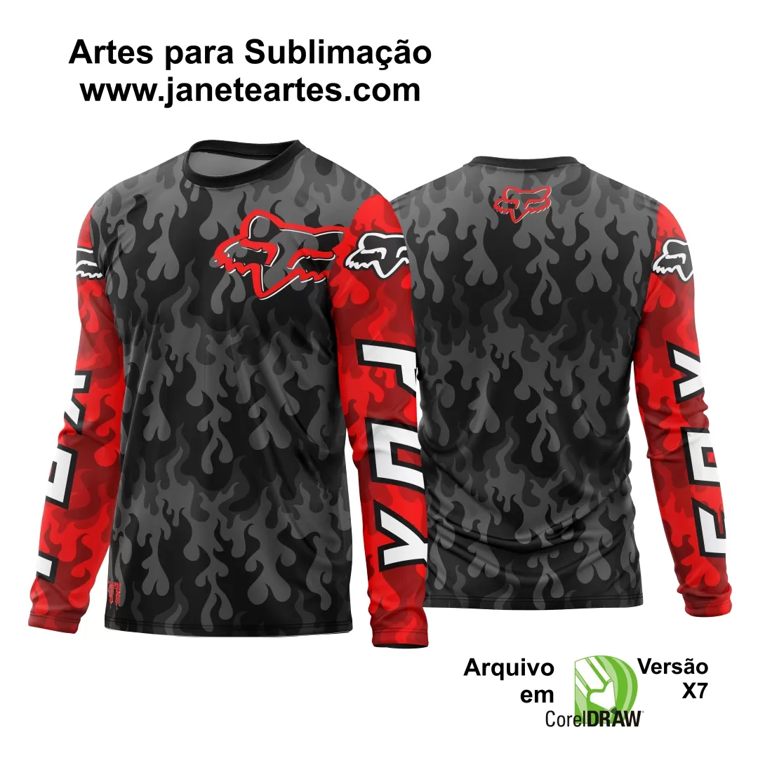 Arte Vetor Camisa MOTOCROSS 2024 - 2025