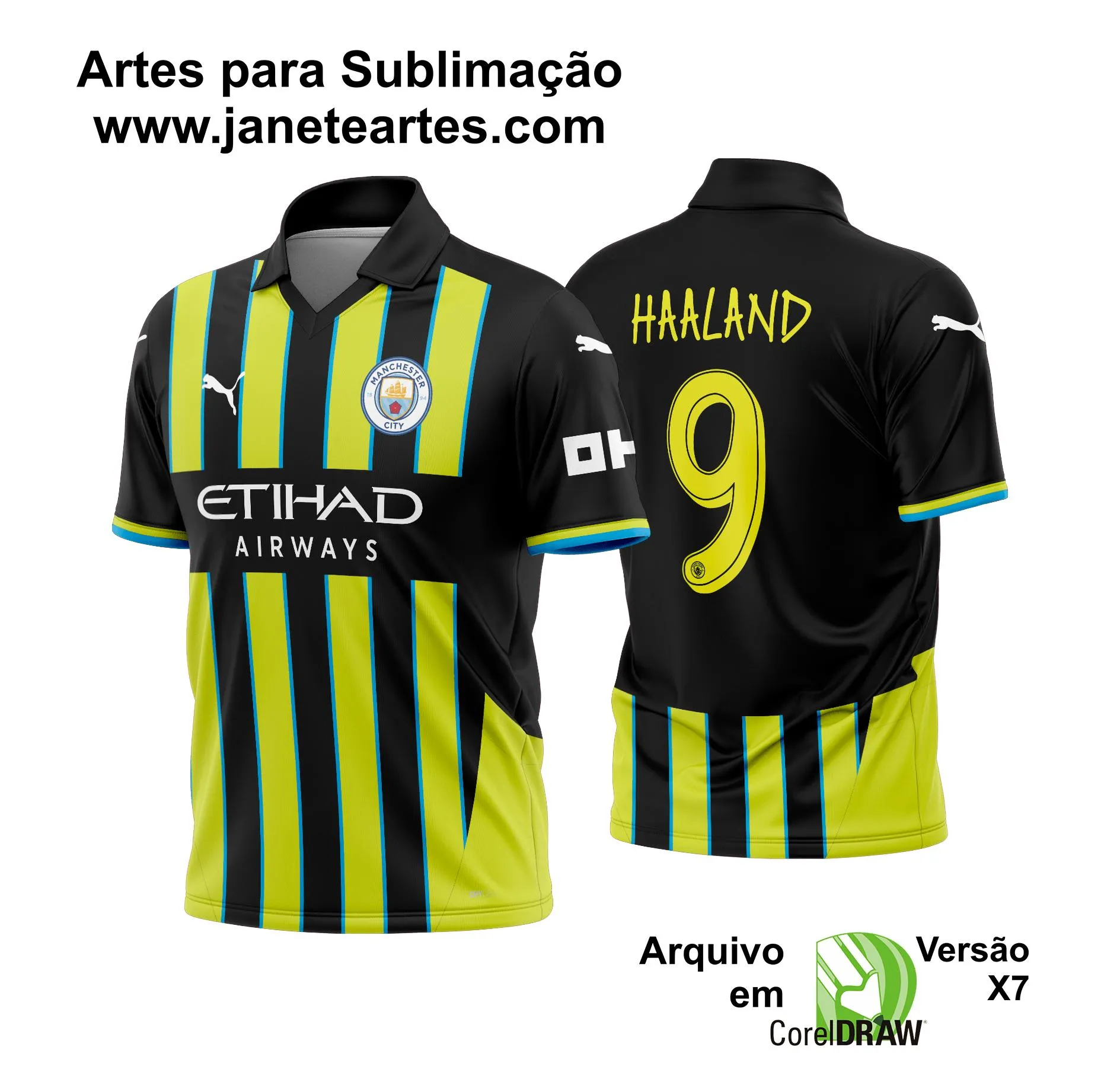 Arte Vetor Camisa Manchester City Reserva 2024 - 2025