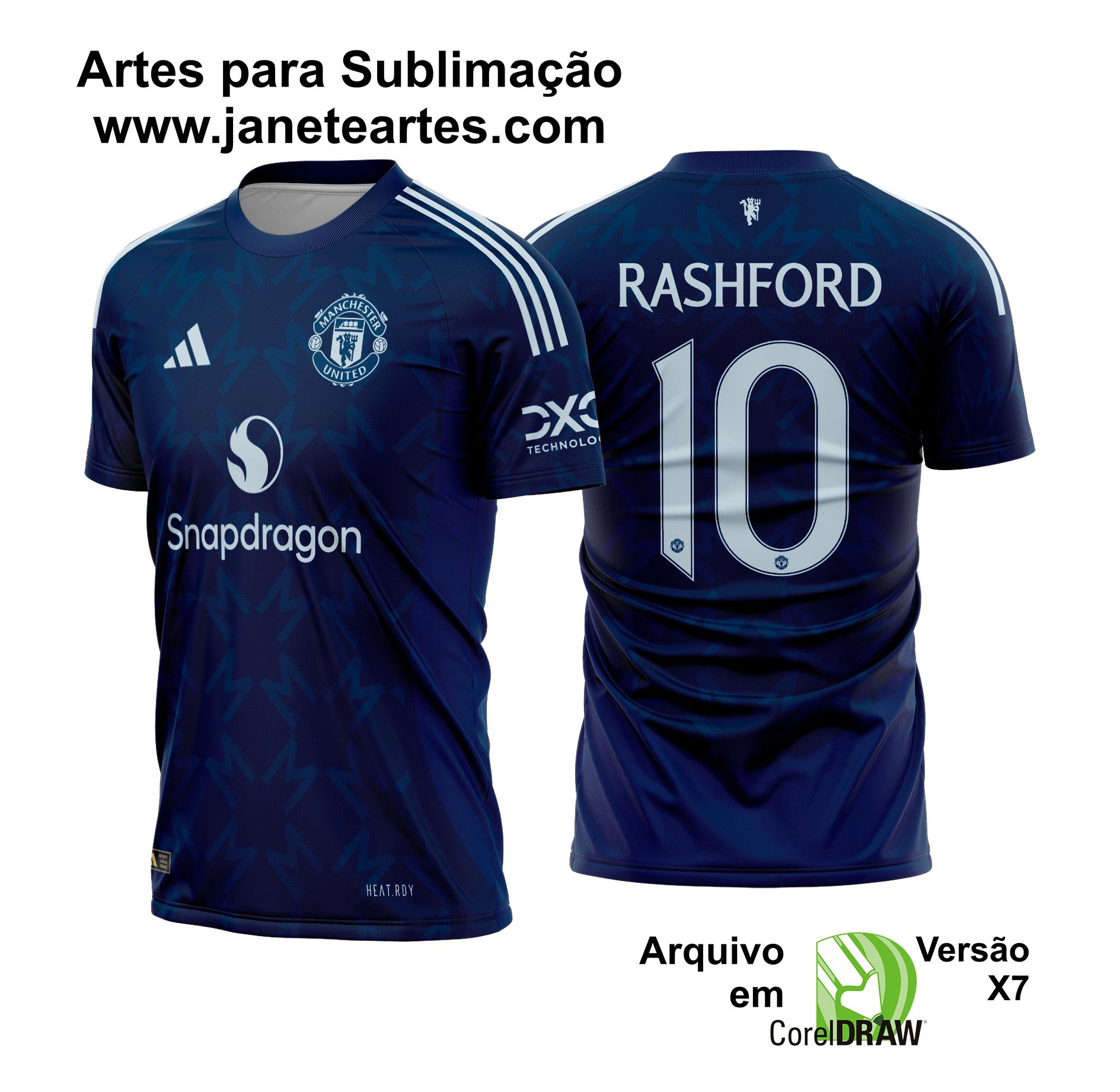 Arte Vetor Camisa Manchester United Reserva 2024 - 2025