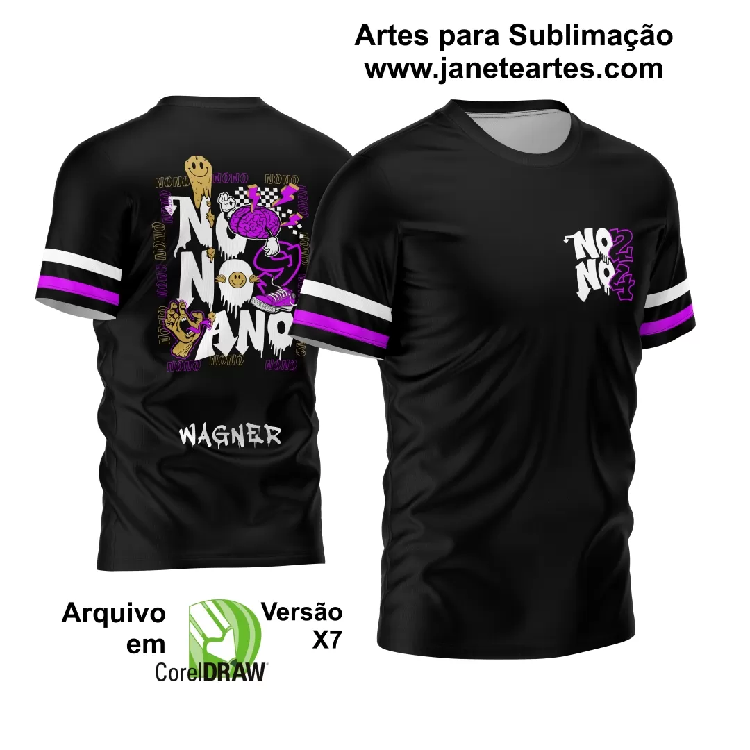 Arte Vetor Camisa Nono Ano 2024 Derretendo Cor Rosa