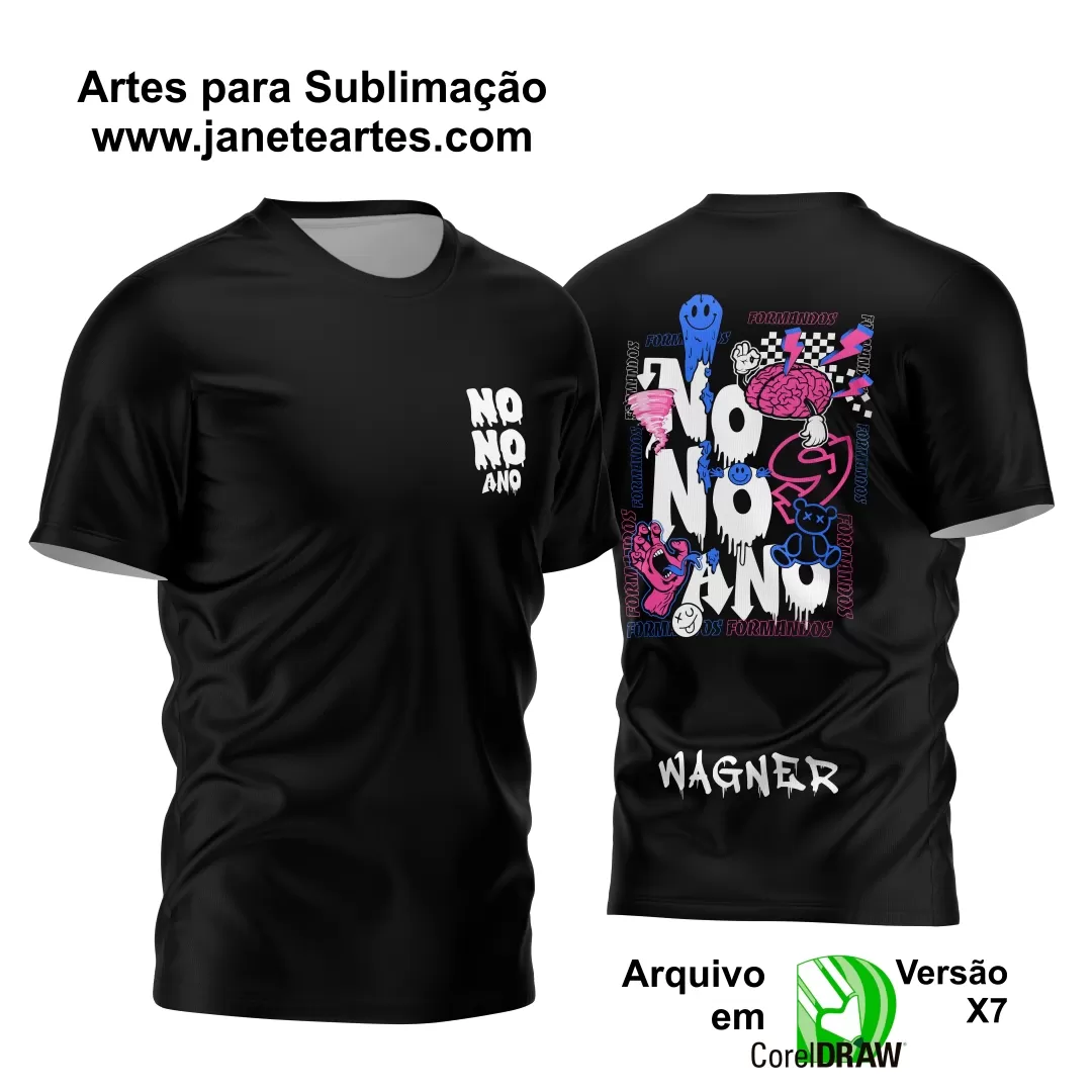 Arte Vetor Camisa Nono Ano 2024 M02