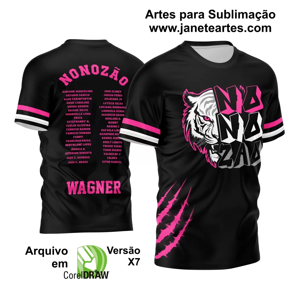 Arte Vetor Camisa Nono Ano 2024 Tigre