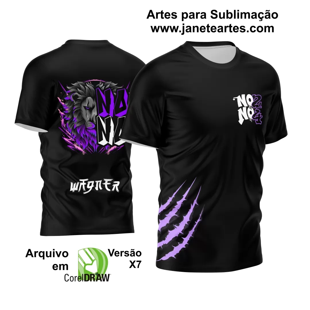 Arte Vetor Camisa Nono Ano Leão 2024 