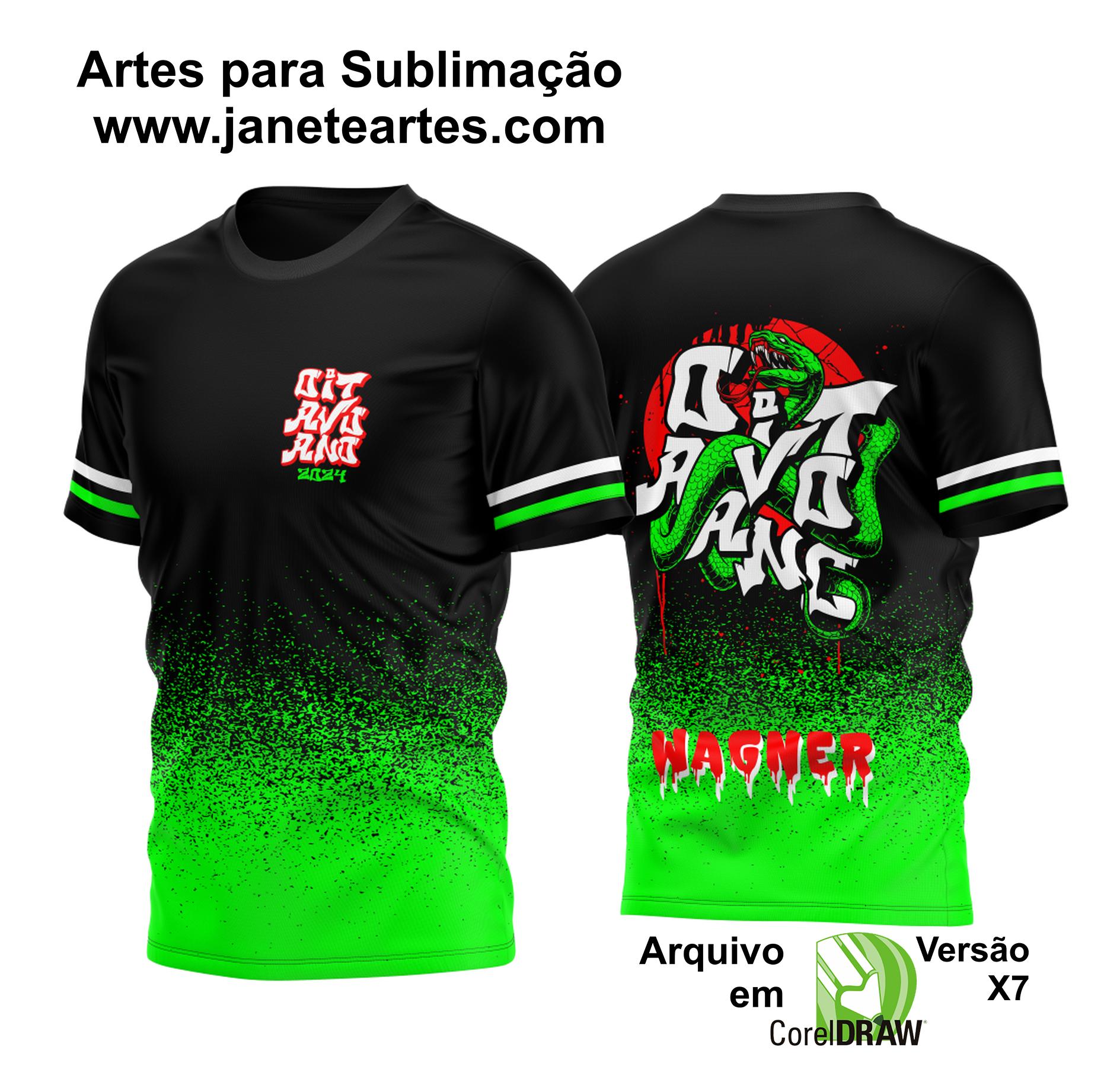 Arte Vetor Camisa Oitavo Ano 2024 Cobra