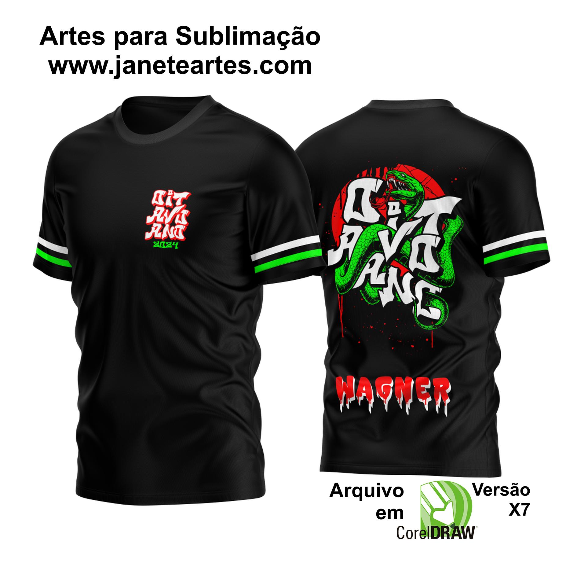 Arte Vetor Camisa Oitavo Ano 2024 Cobra