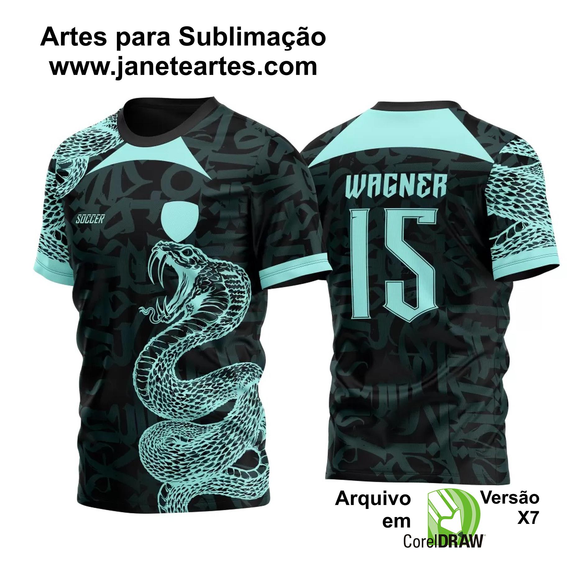 Arte Vetor Camisa Para Atlética Acadêmica e InterClasse Cobra 2023