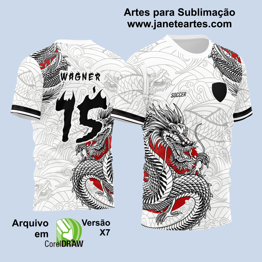 Arte Vetor Camisa Para Atlética Acadêmica e InterClasse Dragão 2023