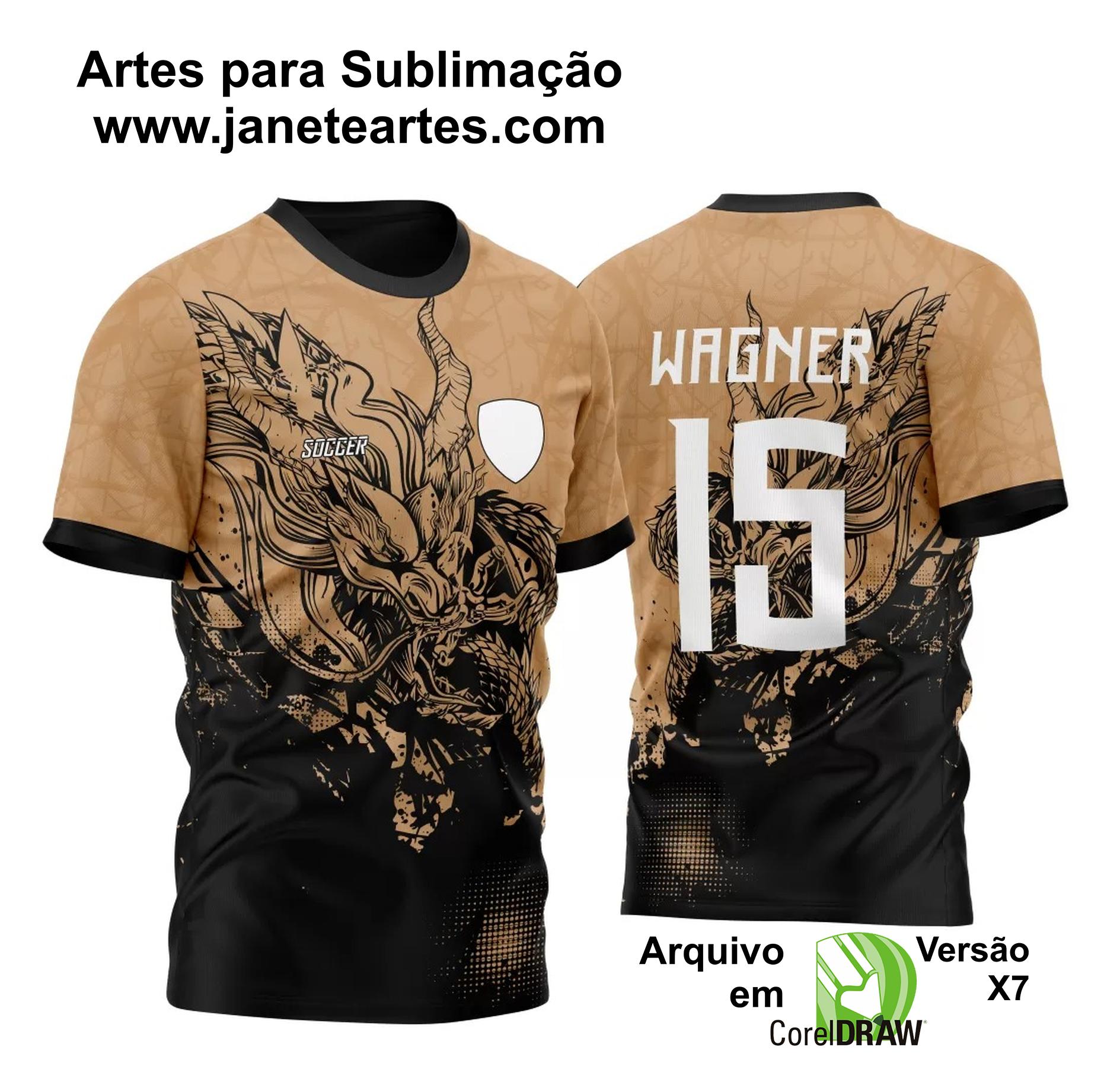 Arte Vetor Camisa Para Atlética Acadêmica e InterClasse Dragão Grunge M2 2023