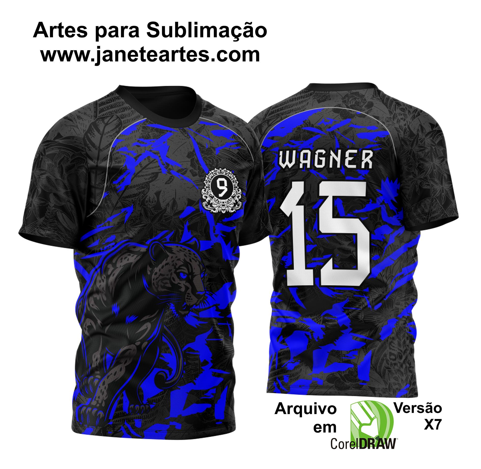 Arte Vetor Camisa Para InterClasse Pantera Nono Ano 2023 Modelo Azul