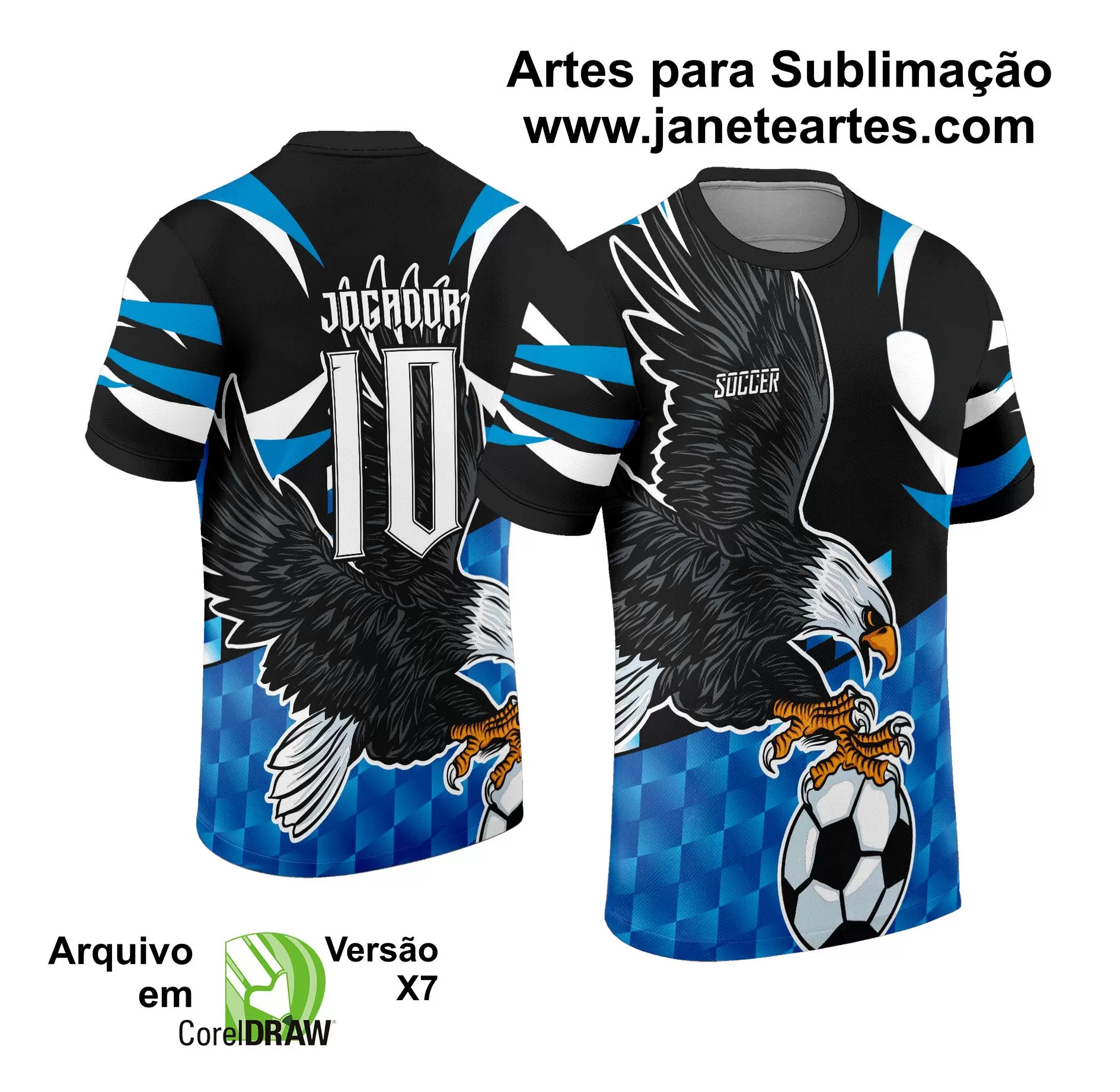 Arte Vetor Camisa Para InterClasse Águia Futebol Club 2024