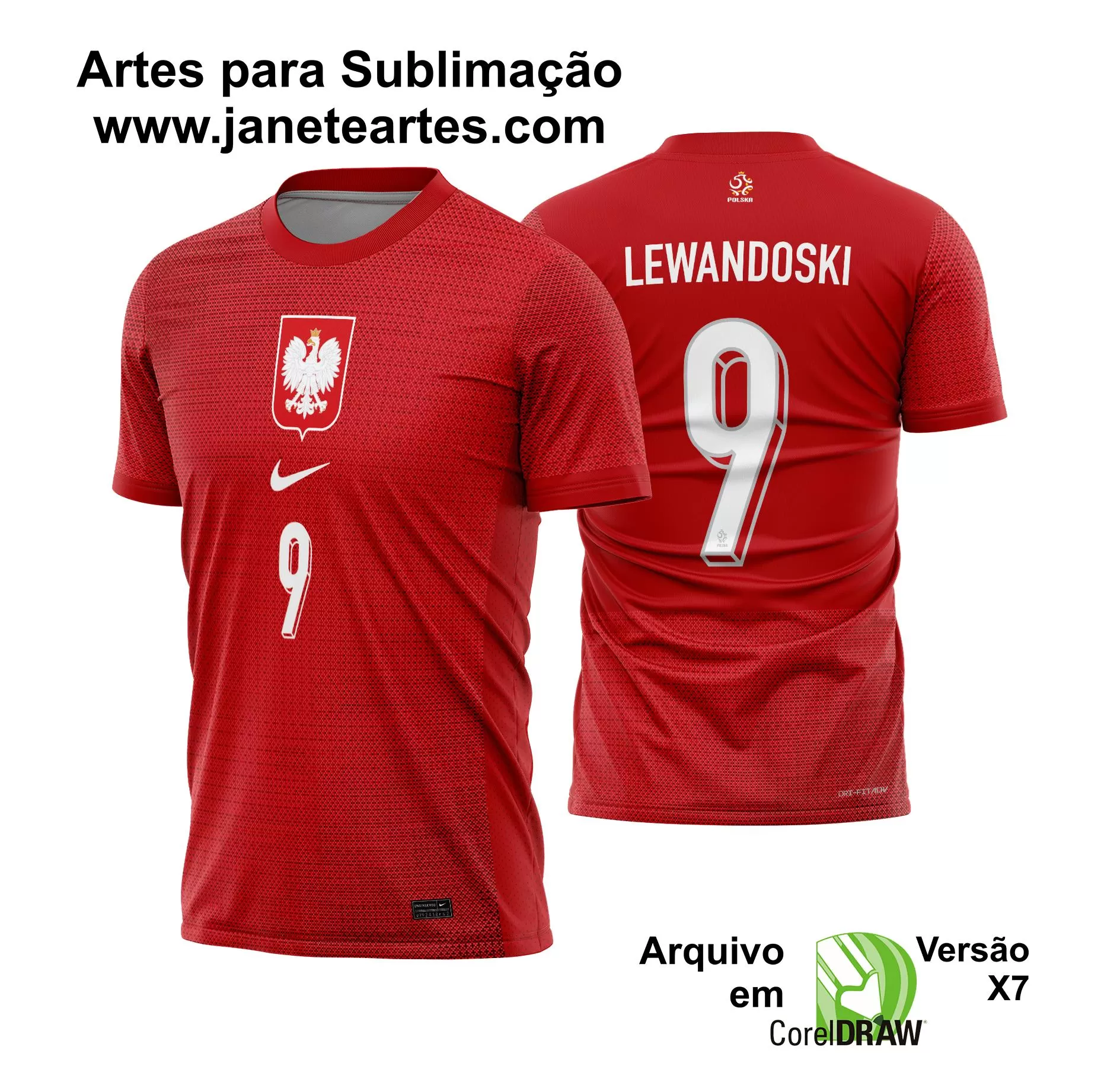 Arte Vetor Camisa Polônia Reserva 2024 - 2025