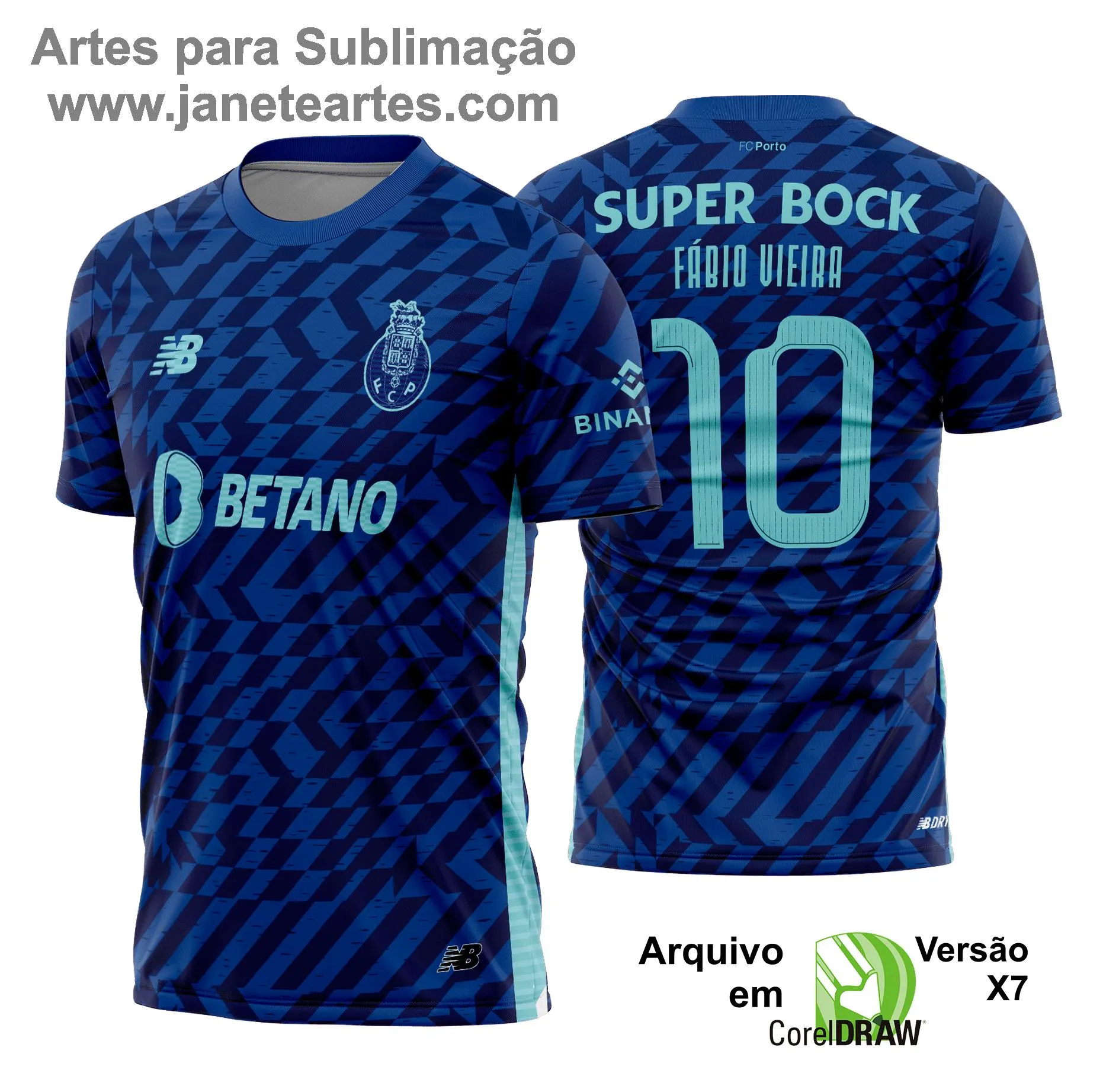 Arte Vetor - Camisa Porto FC Terceira 2024 - 2025