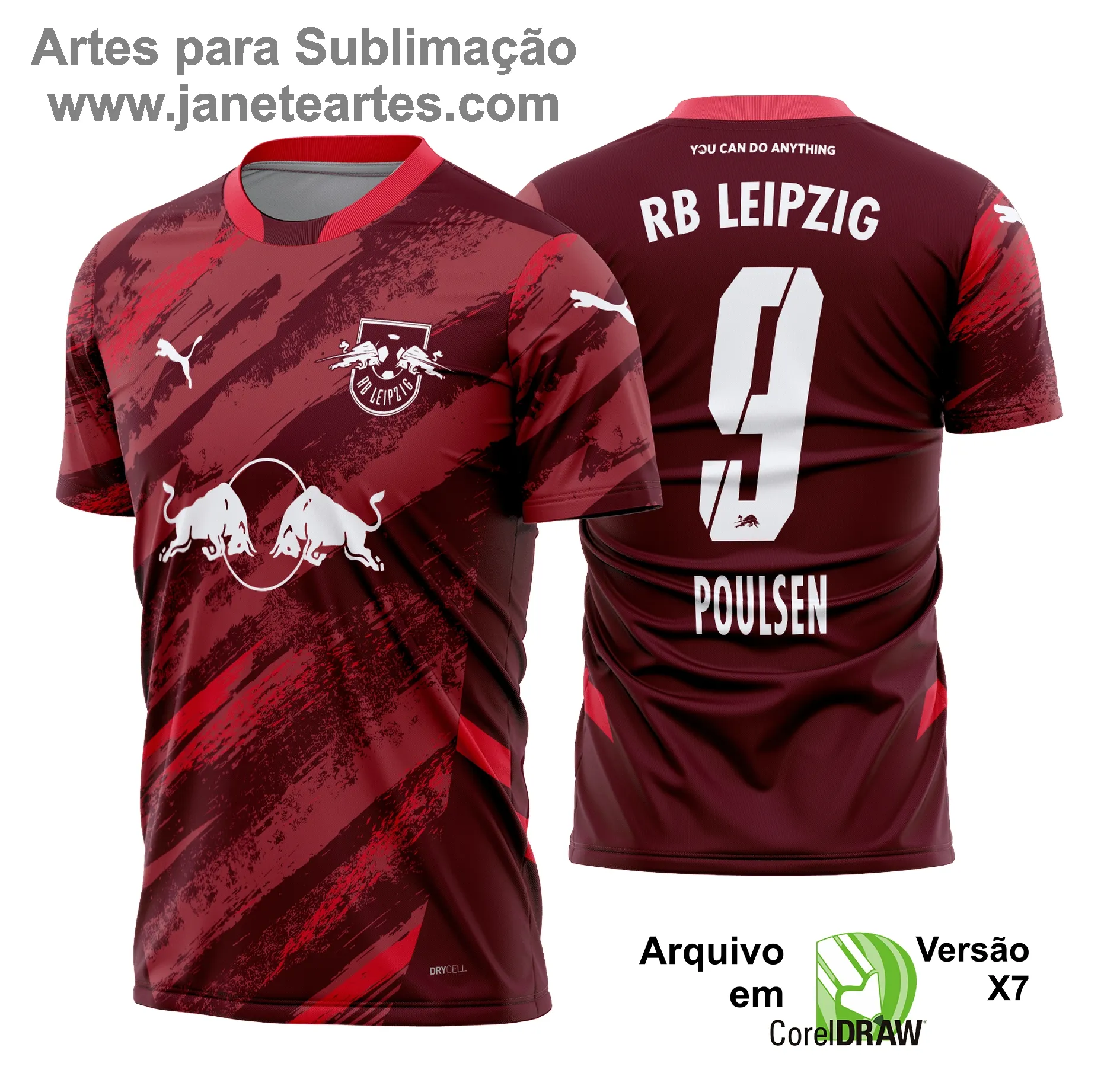 Arte Vetor - Camisa RB Leipzig Reserva 2024 - 2025