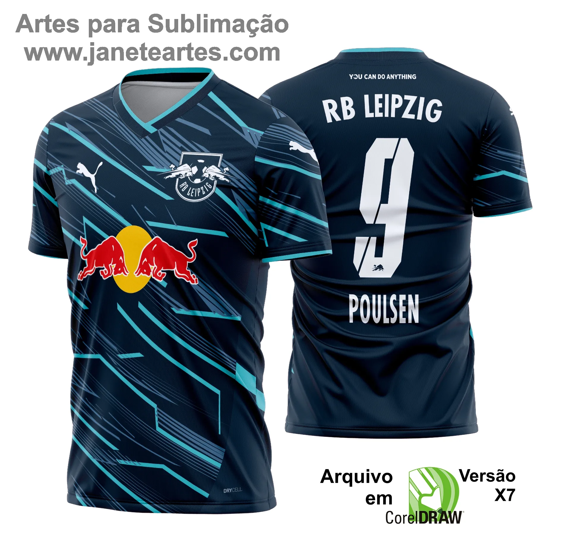 Arte Vetor - Camisa RB Leipzig Terceira 2024 - 2025