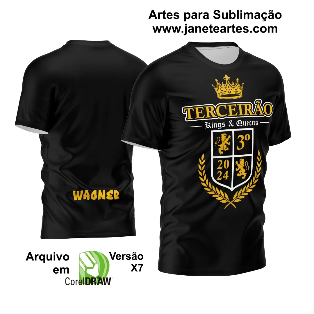 Arte Vetor Camisa Terceirão 2024