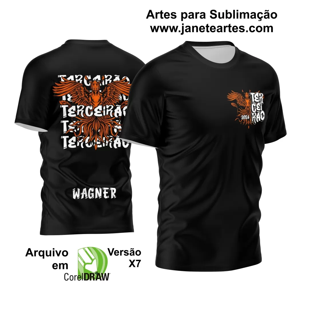 Arte Vetor Camisa Terceirão 2024 Fenix