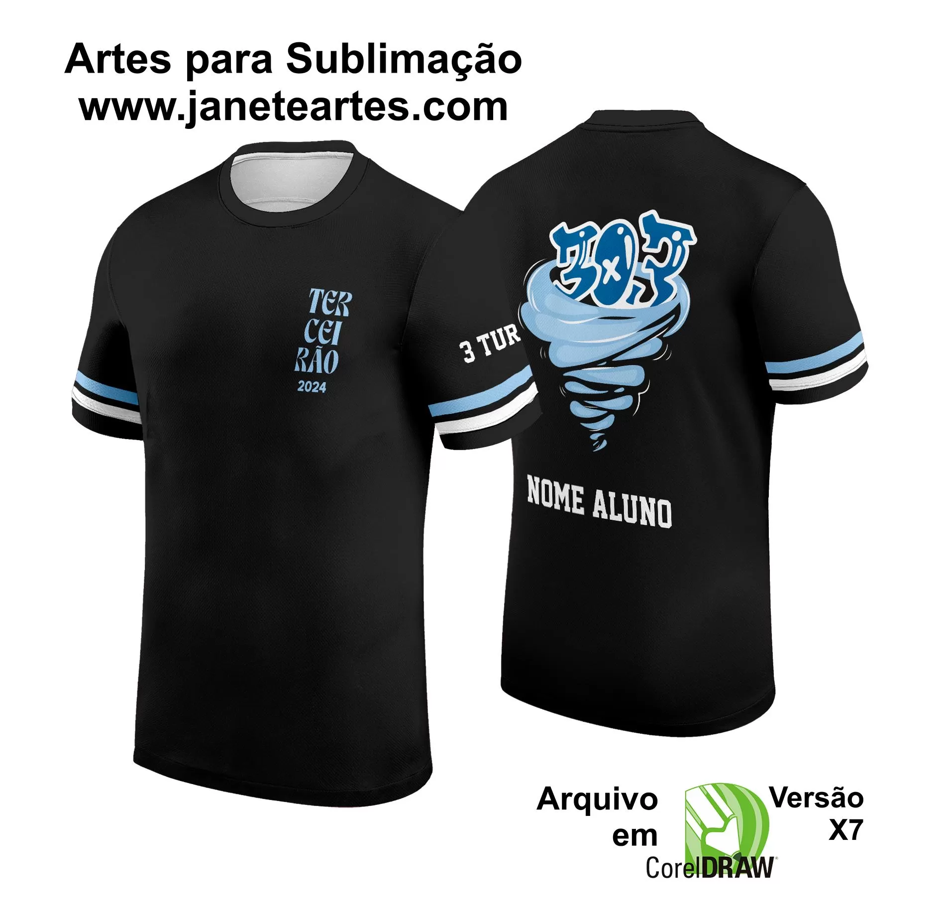 Arte Vetor Camisa Terceirão 2024 Furacão