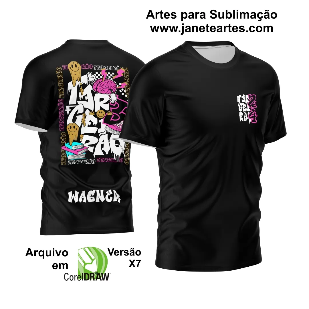 Arte Vetor Camisa Terceirão 2024 Novo Estilo