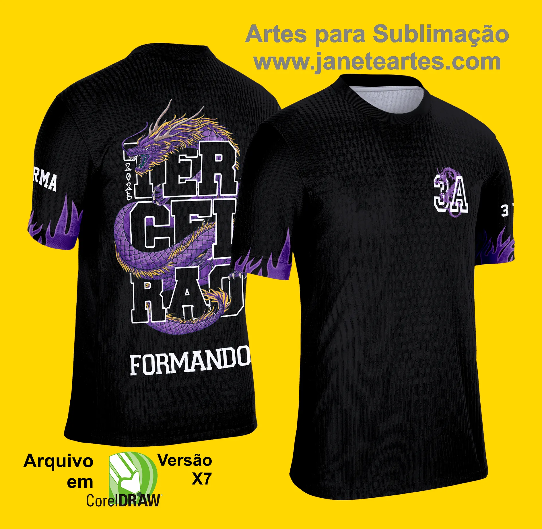 Arte de Camisa Terceirão 2025: Estilo, Personalidade e Criatividade para Sua Turma