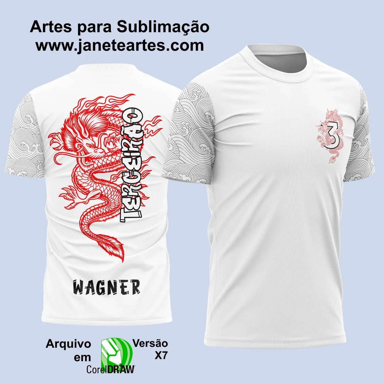 Arte Vetor Camisa Terceirão Dragão Vermelho 2025