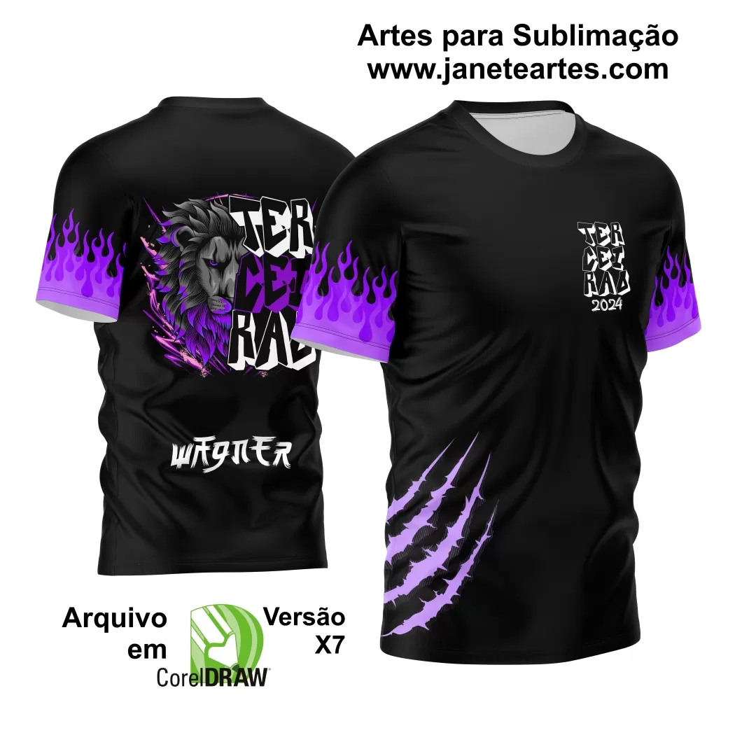 Arte Vetor Camisa Terceirão Leão 2024 