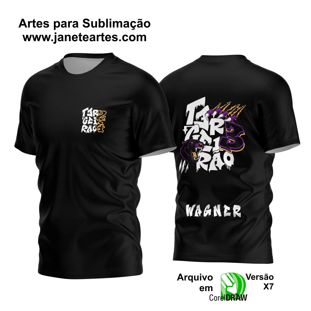 Arte Vetor Camisa Terceirão Pantera 2024 - 2025