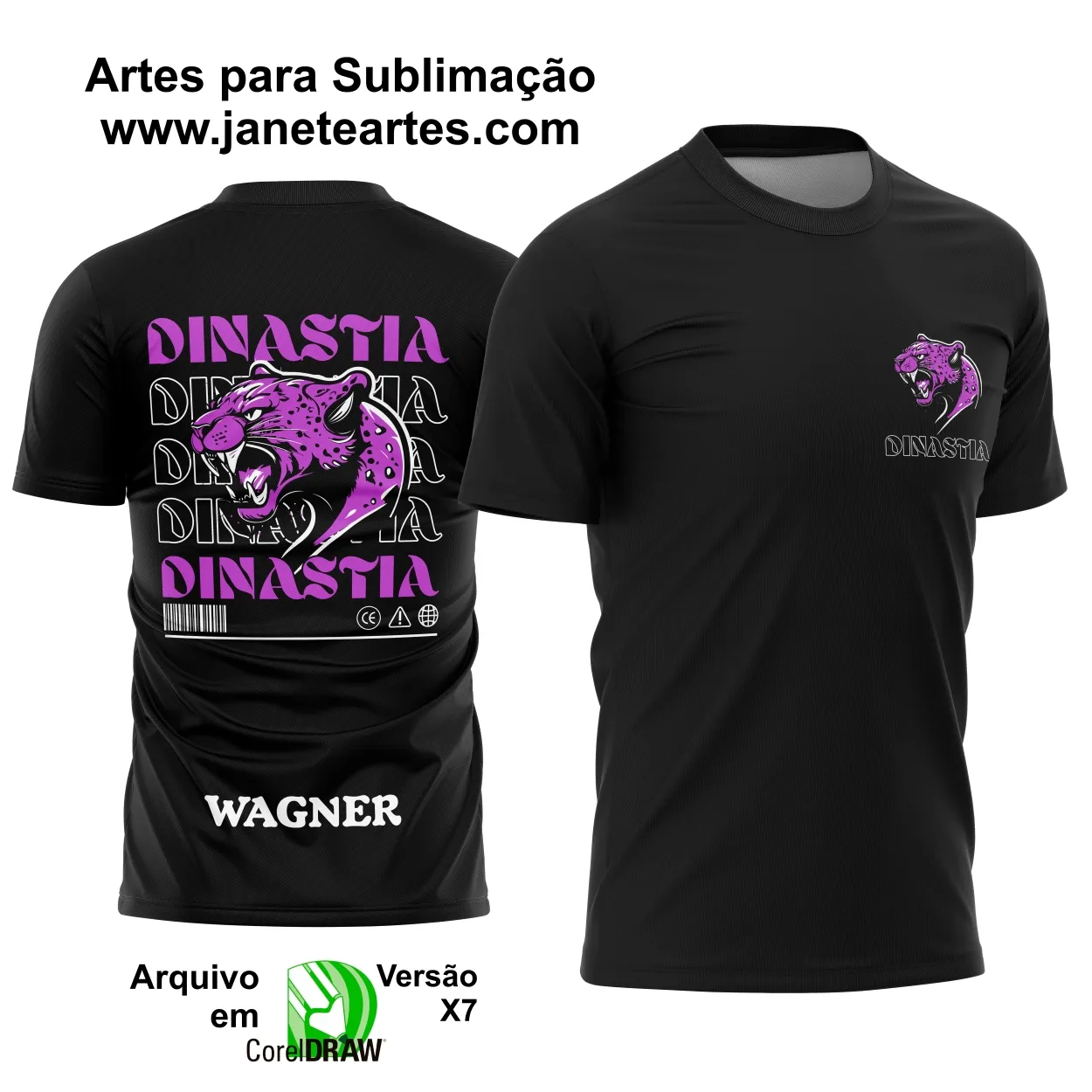 Arte Vetor Camisa Terceirão Pantera Negra - Dinastia