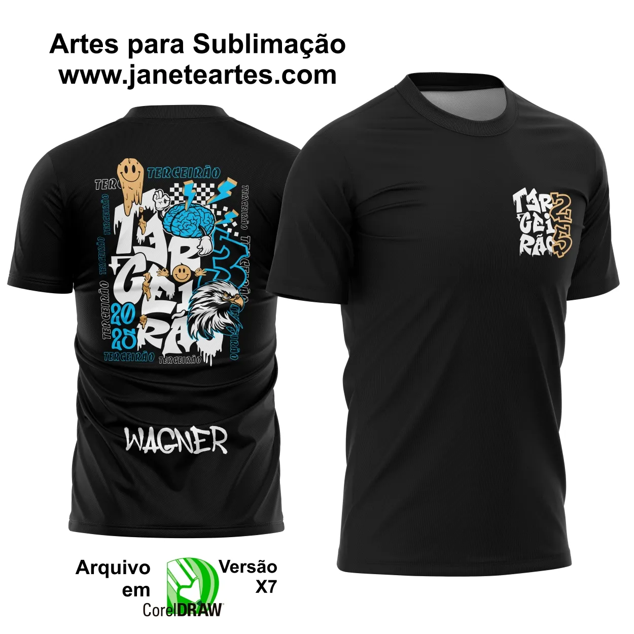 Arte Vetor Camisa Terceirão Águia