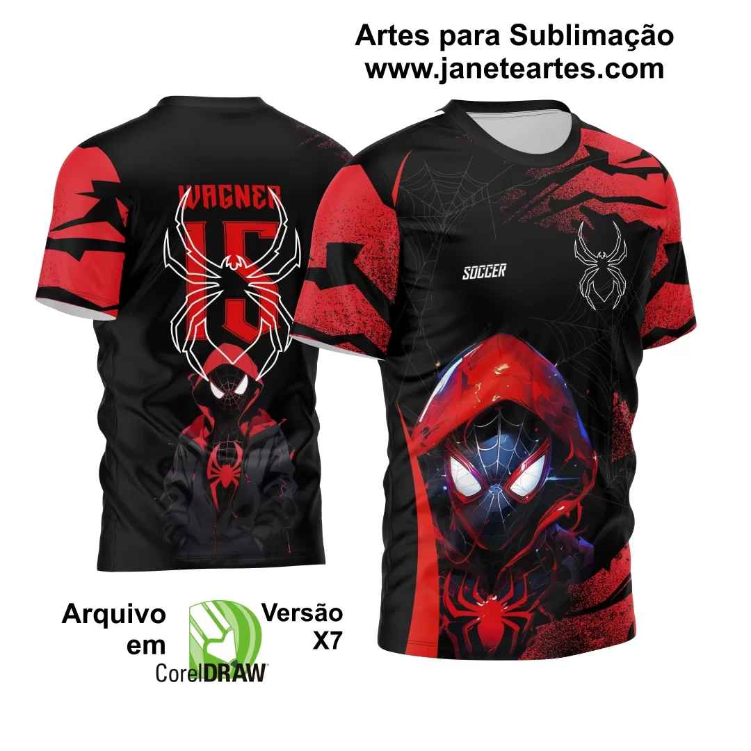 Arte Vetor Camisa de Interclasse 2024 - 2025 - Aranha