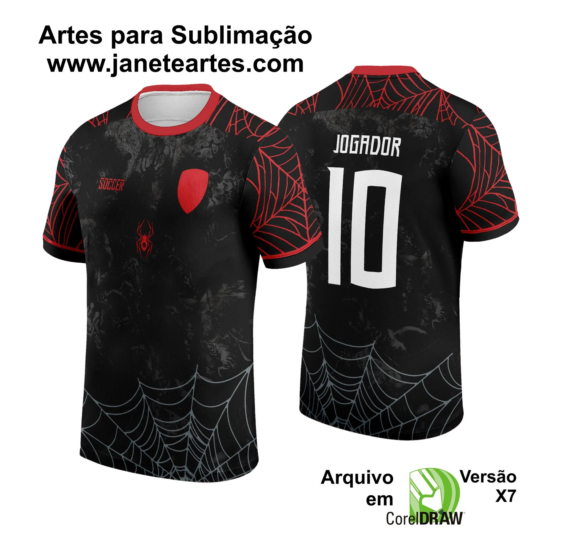 Arte Vetor Camisa de Interclasse Aranha 2024 - 2025