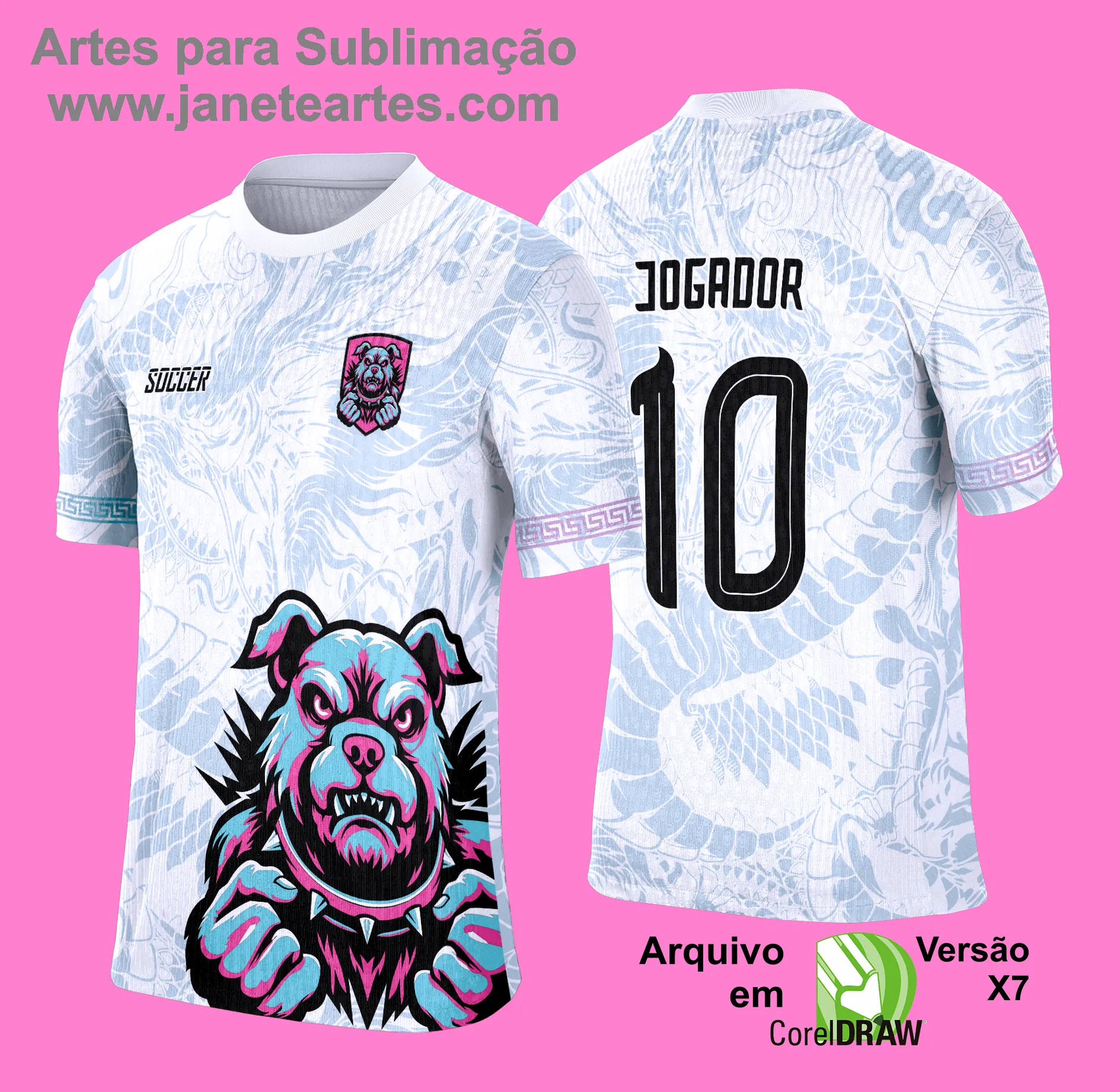 Arte Vetor Camisa de Interclasse Escolar 2025: Dog