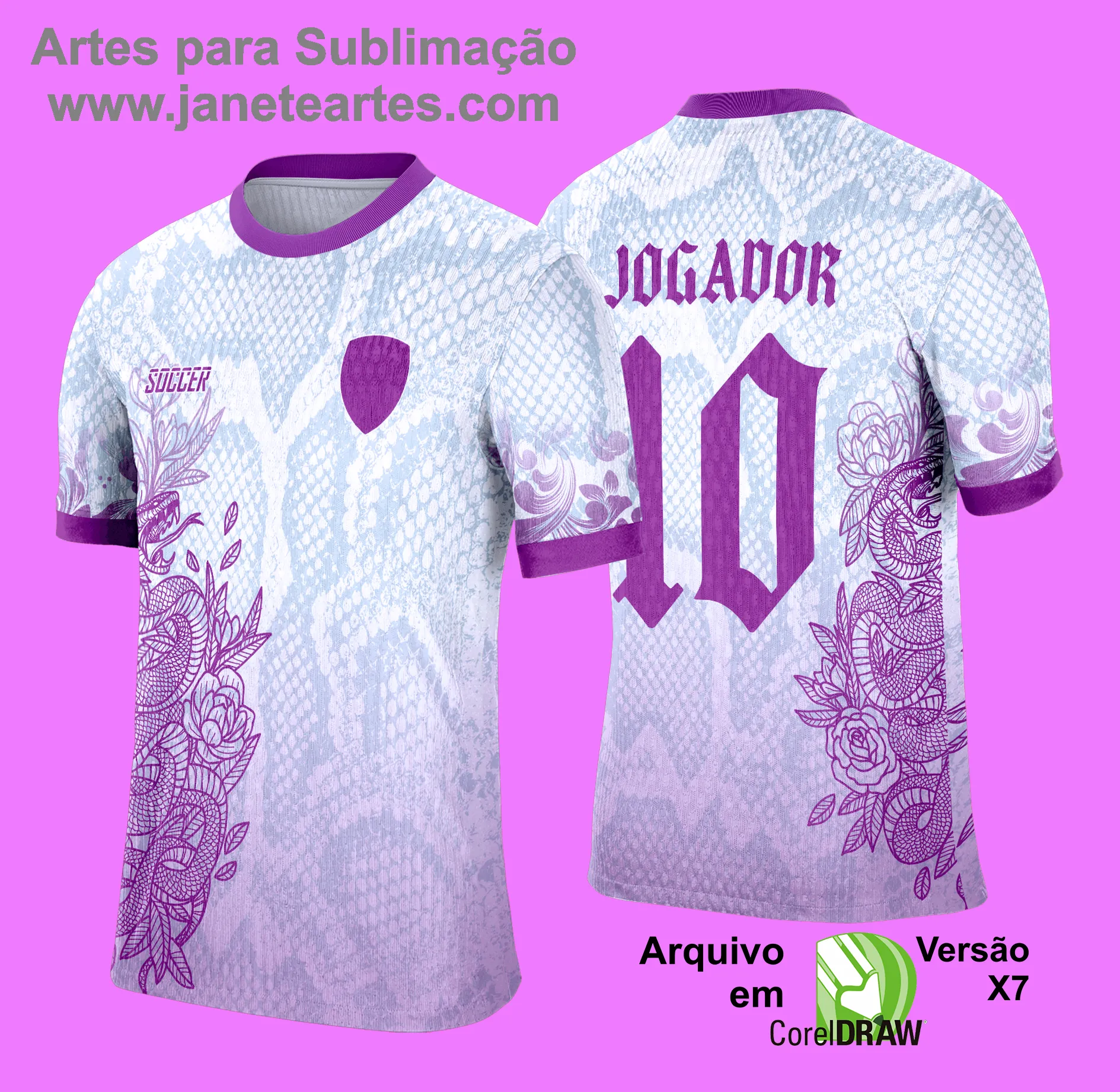 Arte Vetor Camisa de Interclasse Escolar 2025: SERPENTE