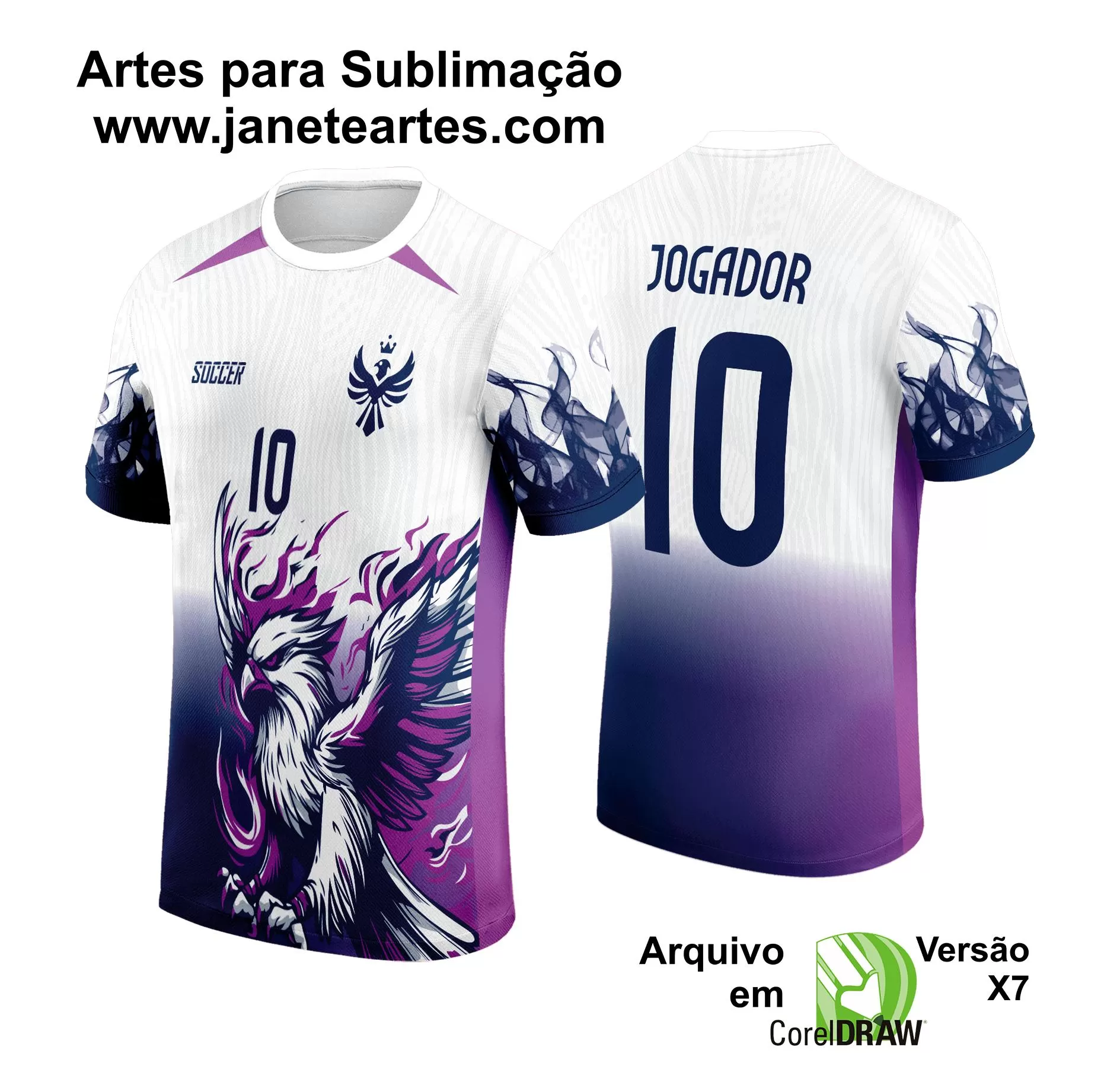 Arte Vetor Camisa de Interclasse Fênix 2024 - 2025