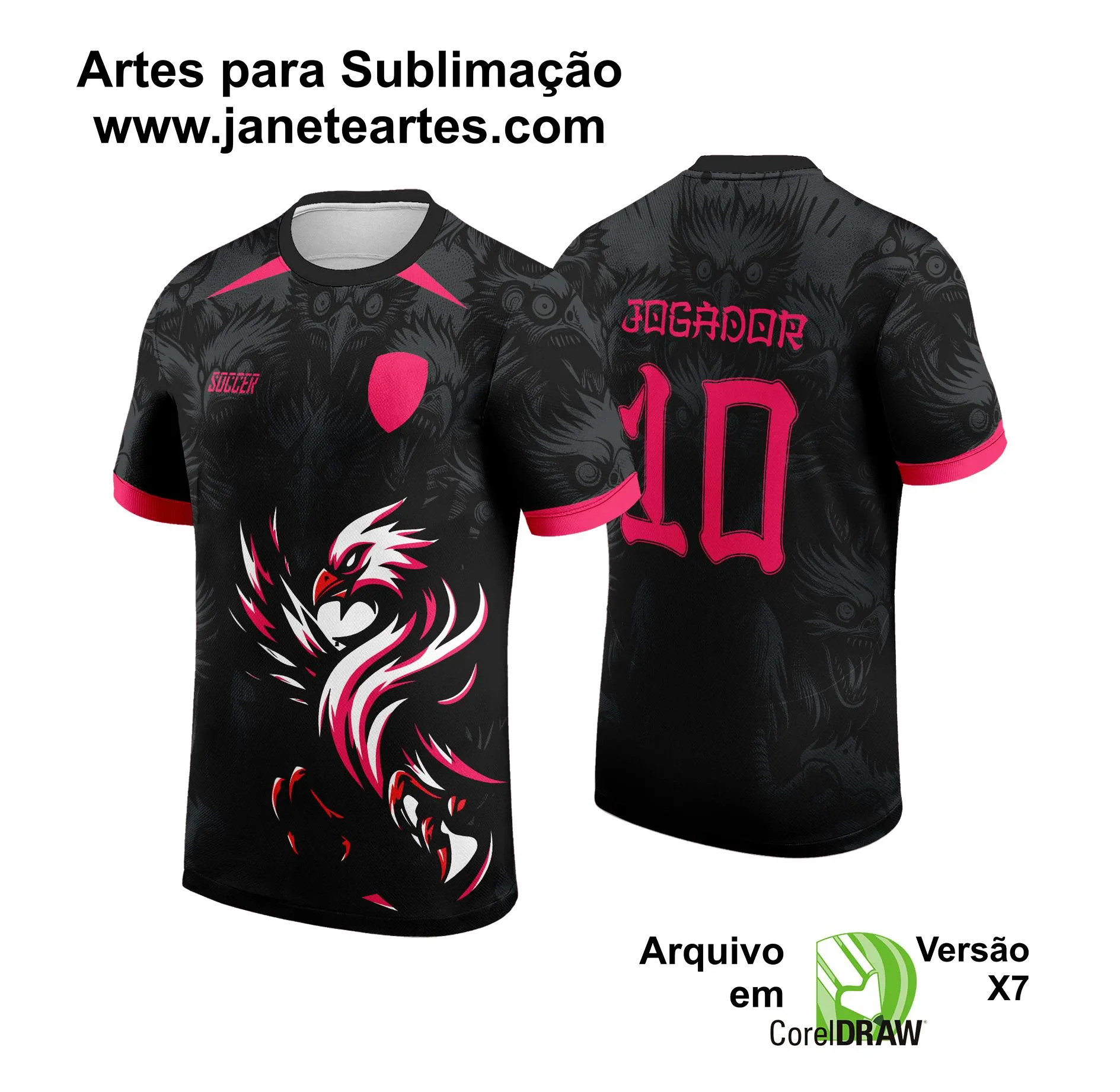 Arte Vetor Camisa de Interclasse Fênix 2024 - 2025