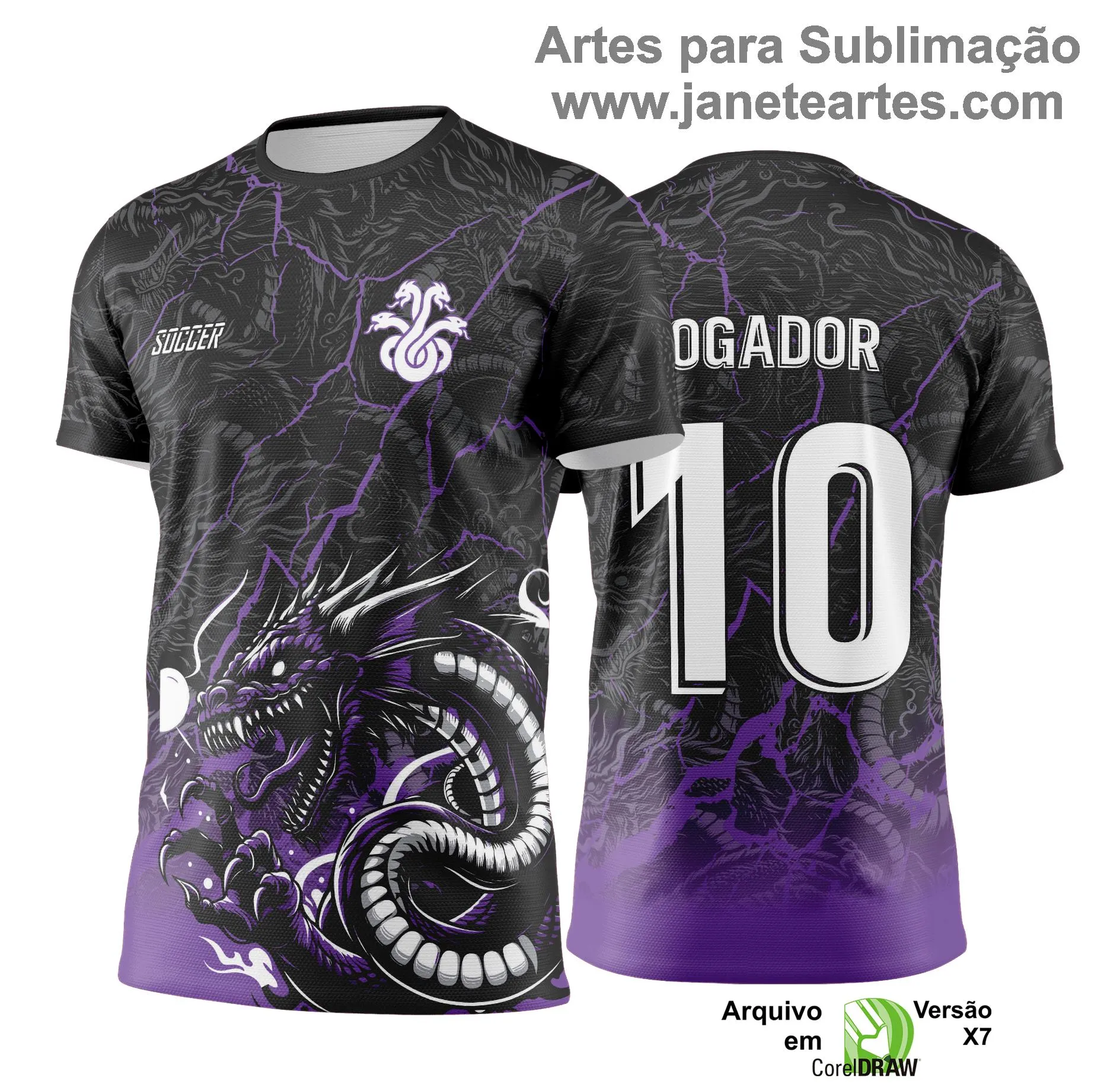 Arte Vetor Camisa de Interclasse Hidra - Jogos Internos 2024 - 2025